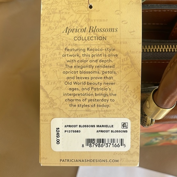 Patricia Nash Apricot Blossoms Collection! NWT! - Picture 4 of 15